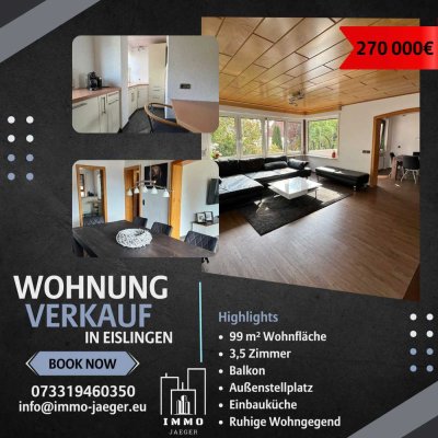 Ruhige 3,5 Zimmer Wohnung in perfekter Lage in Eislingen