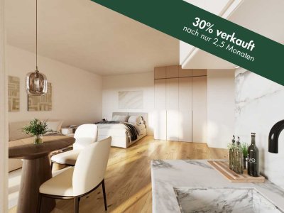 Neubau-Erdgeschosswohnung mit ruhiger Sonnenterrasse
