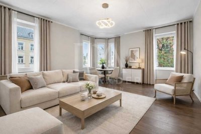 Altbaujuwel mit Charakter: 2-Zimmer mit wunderschönem Erker!