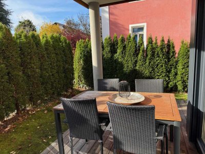 Top-ausgestattete Terrassen-Gartenwohnung in Priener Ortslage