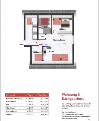 4-Zimmer-Dachgeschoss-Wohnung mit EBK in Burtenbach