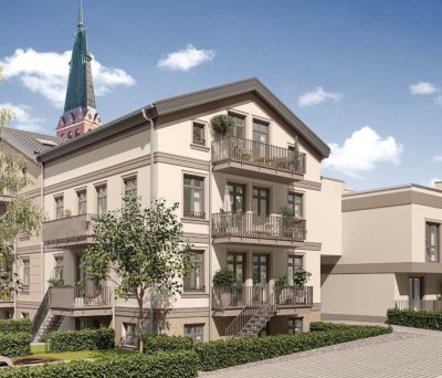 Moderne 3-Zimmer-Wohnung über 2 Etagen mit Balkon, Terrasse & Garten