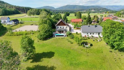 Historisches Anwesen mit Potenzial – Wohnen &amp; Arbeiten im Grünen unweit des Klopeiner Sees!