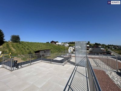 TRAUMHAFTES DOPPELHAUS mitten in den IDYLLISCHEN Weinbergen - mit DOPPELGARAGE, GARTEN, TERRASSE &amp; DACHTERRASSE!