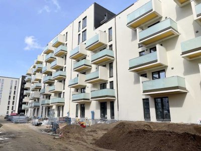 Noch zu errichtende 2-Zimmer-Wohnung mit Südterrasse und Tageslichtbad in Rostock-Lichtenhagen