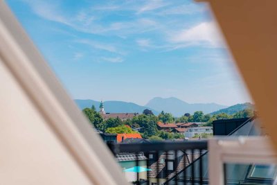Penthouse-Wohnung mit Bergblick und Süd-Dachterrasse!