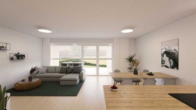 Erstbezug 3,5-Zimmerwohnung mit großem Balkon inkl. Stellplatz und Einbauküche