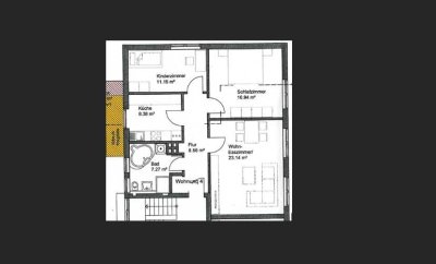 3-Zimmer-Whg. mit Balkon in Aschaffenburg/Damm