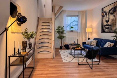3 Zimmer Maisonette Wohnung im Souterrain mit Terrasse Privateingang und neuem Badezimmer