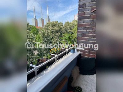 Tauschwohnung: 2 Zimmer mit Wohnküche und Balkon in Linden Mitte