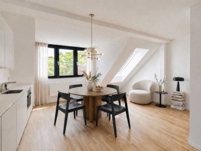 Dachgeschosswohnung im  Erstbezug mit kompakten  Grundriss im Reuterkiez