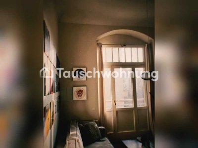 Tauschwohnung: sonnige Altbauwohnung mit 2 Balkonen und Gemeinschaftsgarten