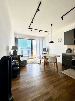 Exklusives Skyline-Penthouse in der Europacity – oberstes Geschoss & zwei Terrassen