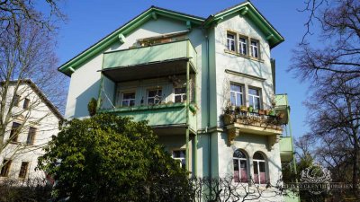 Dachgeschosswohnung im Herzen von Dresden mit Blick ins Grüne