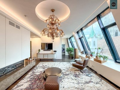 Dem Steffl so nah! Absolutes Traumapartment mit hochwertigen Einbaumöbeln und einzigartiger Dachterrasse samt Speiselift