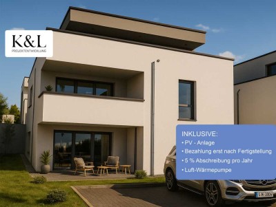 Barrierefreie 3,5-Zi-Eigentumswohnung im EG mit Garten inkl.PV-Anlage u. Wärmepumpe I Wohnung 1