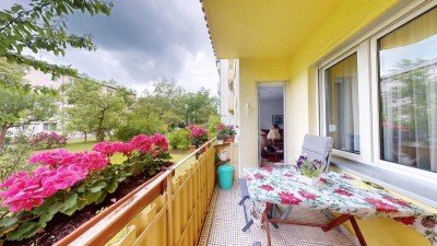 Lichtdurchflutete 3-Zimmer-Wohnung mit Balkon & eigenem Stellplatz (VERMIETET)
