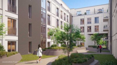 Offen, hell, weitläufig: Wunderschöne 3-Zimmer-Wohnung mit großem Balkon