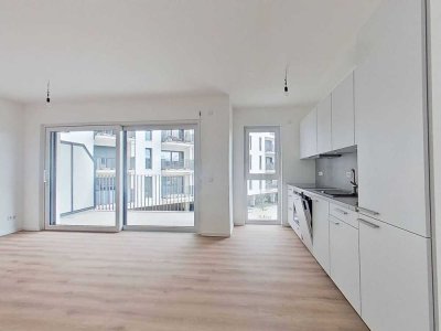 +Wohntraum im BERGQUARTIER: Lichtdurchflutete 2-Zimmer-Wohnung mit Balkon und EBK+
