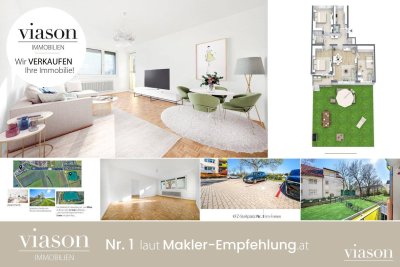 4 Zimmer I KFZ - Stellplatz I Großer Garten I Badeteich fußläufig I Neubau I Nahe Bahnhof Laxenburg I Loggia