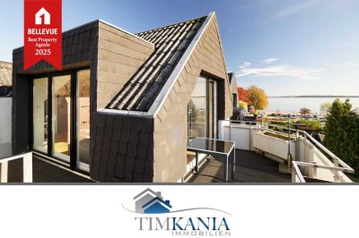 Traumblick auf die Förde! Gemütliches Refugium mit Dachterrasse - 24955 Harrislee Wassersleben