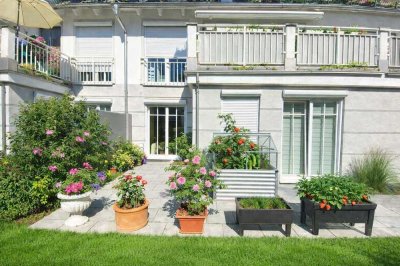 Stadtvilla · Süd-Gartenwohnung 103 m² · Privatgarten · Energieklasse A · TG · provisionsfrei