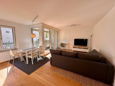 Möblierte Neubauwohnung mit Einbauküche