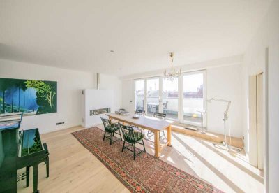 Oderberger Str. 335 qm DG mit 7 Zi 3 Bädern Aufzug Kamin u Terrasse