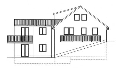 Mit Baugenehmigung für einen Neubau