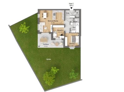 LebensrAich | Erstbezug in Baumeisterqualität | Provisionsfrei - Top 02