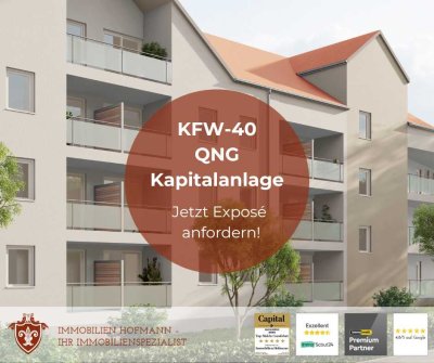 Jetzt als Kapitalanleger profitieren: KfW-40 QNG 2-Zimmer Neubauwohnungen warten auf Sie !