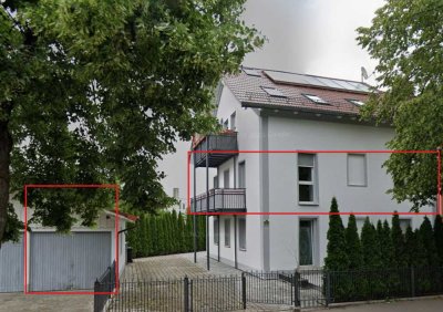 Helle 3-Zimmer-Wohnung mit Balkon in direkter Stadtnähe Mindelheim