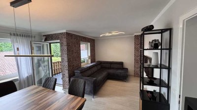 Helle 3-Zimmer-Wohnung (84 m²) mit Balkon, Garten, Stellplatz und großem Keller in Moosburg