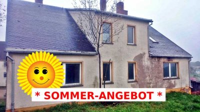 TOP-ANGEBOT ! - IHR EIGENES PROJEKT ! Großzügiges Grundstück, bebaut mit kleinem MFH