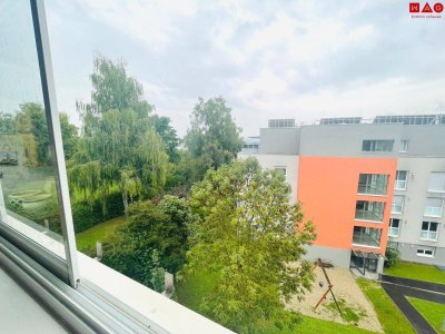 Lichtdurchflutet &amp; ruhig: 2-Zimmer-Wohnung mit verglaster Loggia am Spallerhof – ACHTUNG WOHNUNG WIRD NOCH SANIERT! Ab 01. Jänner 2026 bezugsfertig!