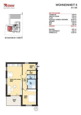 2 Zimmer Wohnung in Ilz 366