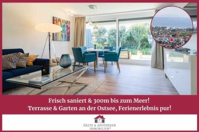 Frisch saniert & 300m bis zum Meer! Terrasse & Garten an der Ostsee, Ferienerlebnis pur!
