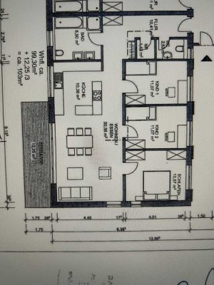 Wunderschöne große und helle Wohnung mit Meerblick, 150m zum Strand, Neubau, Fahrstuhl, Balkon, EBK…