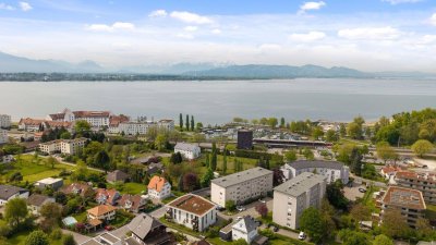 Wohnen in Seenähe: 3-Zimmer-Wohnung mit Süd-Balkon und See- &amp; Bergblick