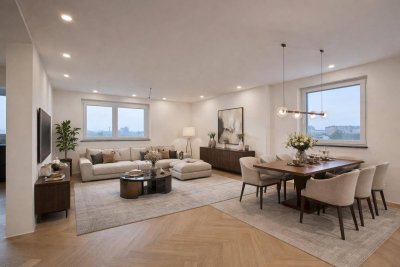 Exklusive 105m2 Eigentumswohnung Schöne 3-Zimmer-Wohnung 105 m² Wohntraum in Wels - Erstbezug nach hochwertiger Sanierung