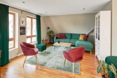 Exklusive 5-Zimmer-Maisonette mit Dachloggia & Wallbox in zentraler Lage