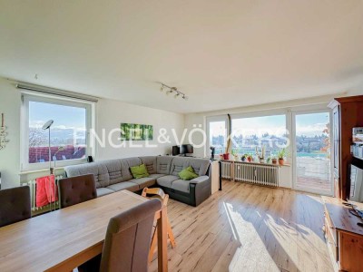 Sonnige Wohnung mit 2 Balkonen und tollem Ausblick in zentraler Lage