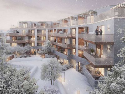 Entspannter Lifestyle: 3-Zimmer mit privater Terrasse zum Tiny Forest