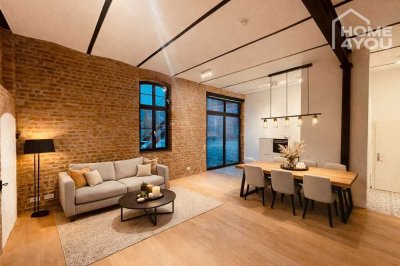 Luxuriöses Gutshaus-LOFT, 128 qm, 2 SZ, Duschbad & Wannenbad "en Suite", WC, Einbauküche, TG-Platz