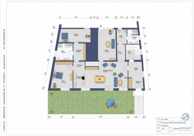4- Zimmerwohnung mit optimaler Raumaufteilung ca. 180 qm, Garten, Wiesbaden Delkenheim