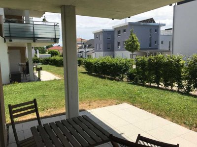 Stilvolle 2,5-Raum-Erdgeschosswohnung mit Balkon und Einbauküche in Markdorf