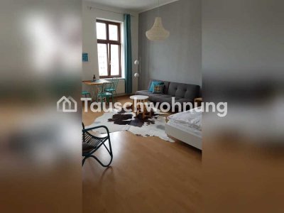 Tauschwohnung: Möblierte Einraumwohnung im Herzen Leipzigs