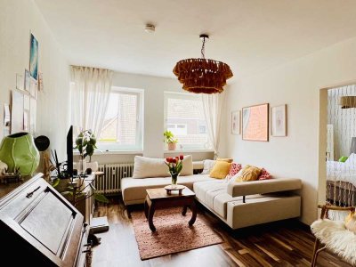 Münster-Südost: Helle und freundliche Wohnung mit Balkon, Duschbad und Küchenzeile