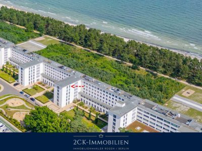 62m² große, traumhafte 3-Zimmer Eigentumswohnung am Meer,  lichtdurchflutet, mit Aufzug & Stellplatz