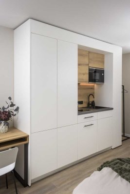 Hochwertig und perfekter Schnitt - möbliertes 1-Zimmer-Apartment